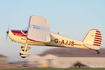 G-AJJS @ EGBR - my good friend Graham departing from Breighton - by Chris Hall