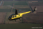 G-TGTT @ EGBR - air 2 air with Aiden in his R44 - by Chris Hall