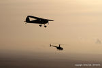 G-AJJS @ EGBR - Graham in AJJS and Aiden in TGTT following us back to Breighton - by Chris Hall