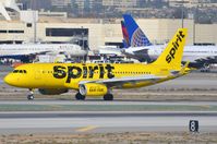 N646NK @ KLAX - Yellow Spirit A320 - by FerryPNL