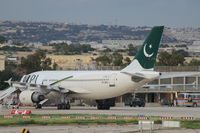 AP-BEQ @ LMML - A310 AP-BEQ Pakistan International Airlines - by Raymond Zammit