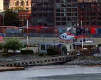 C-FTHU @ CYHC - taken as landing at heliport in Vancouver harbour, adjacent to container terminal - Sept 2008 - by Neil Henry
