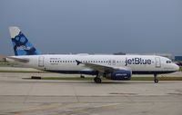 N506JB @ KORD - Airbus A320