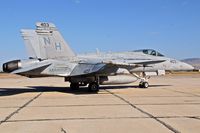 164896 @ KBOI - Parked on Western Aircraft ramp. VMFA-323 “Death Rattlers”, 3rd MAW, MAG-11, MCAS Miramar, CA. - by Gerald Howard