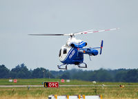 D-HPNA @ EDDV - Local Police Helicopter in hovering at EDDV / Hannover Airport.