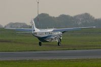 F-HFTR @ LFRB - Cessna 208B Grand Caravan, Landing rwy 07R, Brest-Bretagne Airport (LFRB-BES) - by Yves-Q