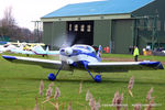 G-NPKJ @ X4NC - at the Brass Monkey fly in, North Coates - by Chris Hall