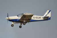 G-ECAF @ EGSH - Landing at Norwich. - by Graham Reeve
