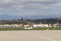 N41MJ @ CMA - James GLASAIR II S RG, taxi from ramp - by Doug Robertson