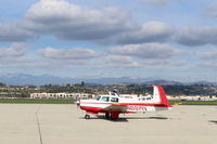 N6819V @ CMA - 1971 Mooney M20E CHAPARRAL, Lycoming IO-360-A1A 200 Hp, originally Aerostar markings, 23 built in 1971. - by Doug Robertson