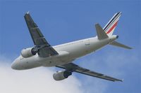 F-GRHK @ LFPG - Airbus A319-111, Take off rwy 27L, Roissy Charles De Gaulle airport (LFPG-CDG) - by Yves-Q