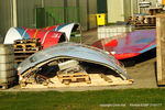 PT-MZE @ EGBP - all that remains of former TAM A319 - by Chris Hall