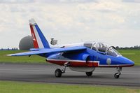 E79 @ LFOA - Dassault-Dornier Alpha Jet E (F-TENA), Athos 04 of Patrouille de France 2016, Avord Air Base 702 (LFOA)  Open day 2016 - by Yves-Q