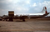 LN-FOI @ EDDK - Lockheed L-188 CF Electra - Fred Olsen Air Transport - LN-FOI - 1978 - CGN - by Ralf Winter