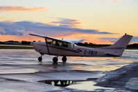 C-FBIY @ CYGM - At home base in Gimli Manitoba. After the storm and before sunset - by Ken Gowler