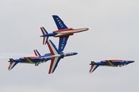 E45 @ LFOA - Dassault-Dornier Alpha Jet E (F-TETF), Athos 06 of Patrouille de France 2016, Avord Air Base 702 (LFOA)  Open day 2016 - by Yves-Q