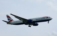 G-BNWB @ EGLL - British Airways, is here landing at London Heathrow(EGLL) - by A. Gendorf