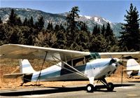 N9078E @ M45 - 78E at Alpine County airport after crossing the beautiful Sierra Nevada Mts. seen in the background. The reliable Chief, given time, will take you almost anywhere you may want to go. It did for me time after time. - by S B J