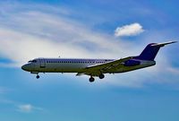 4O-AOL @ ZRH - Montenegro Airlines Fokker 70/100 Airplane, Zurich-Kloten International Airport - by miro susta