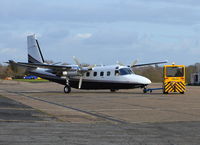 M-BETS @ EGTF - Rockwell 695A Jetprop 1000 at Fairoaks. - by moxy