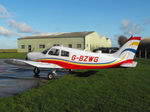 G-BZWG @ EGSV - Visiting aircraft - by Keith Sowter