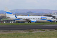 SP-ENT @ EGFF - 737-8AS, Enter Air, Warsaw Poland based, previously N1786B, EI-CSM, YR-BIB, VT-SGO- M-ABGY, seen parked up. - by Derek Flewin