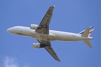 F-GKXA @ LFPG - Airbus A320-211, Take off rwy 27L, Roissy Charles De Gaulle airport (LFPG-CDG) - by Yves-Q
