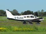 G-BJAG @ EGSV - Visiting aircraft - by Keith Sowter