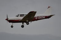 G-OXOM @ EGSH - Landing at Norwich. - by Graham Reeve