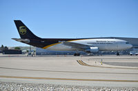 N120UP @ KBOI - Parked on UPS ramp. - by Gerald Howard