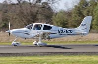 N371CD @ O22 - 2005 Cirrus SR22 from LA landing at Columbia Airport, California. - by Chris Leipelt