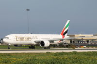 A6-EGP @ LMML - B777 A6-EGP Emirates Airlines - by Raymond Zammit