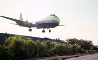 G-AOFW @ EGMC - G-AOFW on Finals to runway 06 , Southend Airport, C. 1977 - by Paul Howlen