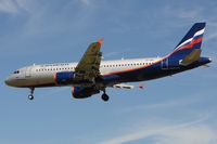 VP-BME @ EGLL - Aeroflot A320 coming in from Moscow. - by FerryPNL