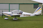 G-CEBF @ X5FB - Aerotechnik EV-97A Eurostar, Fishburn Airfield UK, August 15th 2010. - by Malcolm Clarke