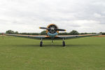 G-BJST @ X5FB - Canadian Car & Foundry T-6H Harvard Mk.4M, Fishburn Airfield UK, June 25th 2015. - by Malcolm Clarke