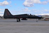 66-4332 @ KBOI - Taxiing on Bravo. 9th Recon Wing, Beale AFB, CA. These black T-38s are hard to photograph. - by Gerald Howard