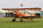 N74189 @ X5FB - Boeing PT-17/R985, Fishburn Airfield UK, July 31st 2011. - by Malcolm Clarke