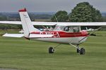 G-AWLA @ EGNG - Reims F150H, Bagby Airfield UK, August 30th 2009. - by Malcolm Clarke