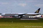 9V-SNB @ EGCC - Singapore Airlines - by Chris Hall