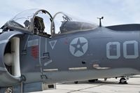165583 @ KBOI - Looks like this aircraft has seen a little action.  VMA-211 Avengers, MCAS Yuma, AZ. - by Gerald Howard