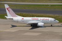 TS-IOP @ EDDL - Boeing 737-6H3 - TU TAR Tunis Air 'El Jem' - 29500 - TS-IOP - 27.07.2016 - DUS - by Ralf Winter