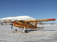 N1543 - Skis on Kodiak Island - by Scooter Mainero