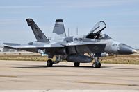 162899 @ KBOI - Taxiing off the south GA ramp.  VFA-204 River Rattlers”  NAS New Orleans. - by Gerald Howard
