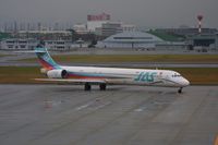 JA8065 @ RJNA - This MD-90 was painted in the livery of JAS