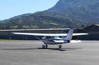 N8356S @ SZP - 1965 Cessna 182H SKYLANE, Continental O-470-R 230 Hp, taxi to Rwy 22 - by Doug Robertson