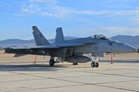 168470 @ KBOI - Parked on south GA ramp.  VFA-14 “Tophatters”,
Carrier Air Wing 9, NAS Lemoore, CA - by Gerald Howard