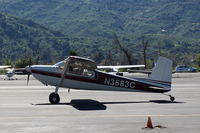 N3683C @ SZP - 1954 Cessna 180, Continental O-470-A 225 Hp, taxi to Rwy 22 - by Doug Robertson