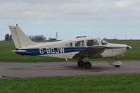 G-BOJW @ EGSH - Departing from Norwich. - by Graham Reeve