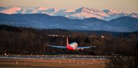 HB-IOR @ LSZH - Air Berlin Airbus A320-214 airplane landing at Zurich-Kloten Interantional Airport, Switzerland - by miro susta